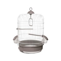 Jaula Pajaro 736 Blanca/Gris 32.5x48