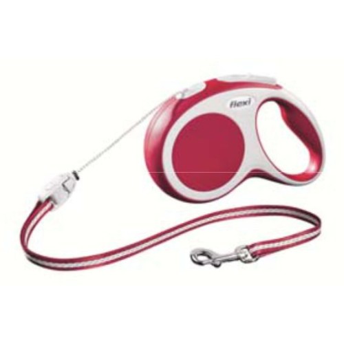 Correa Retráctil Flexi Vario 5 Mts. Roja