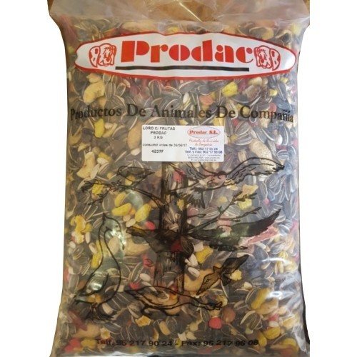 Alimento para Loros Con Frutas 3 Kg