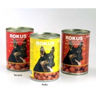 Lata Rokus de Pollo para Perros 410gr.