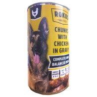 Lata Rokus de Pollo para Perros 410gr.