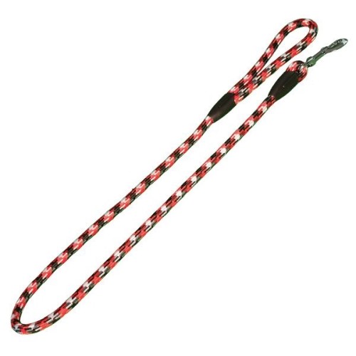 Black and Red Mountain Rope Leash 120x1.3cm
