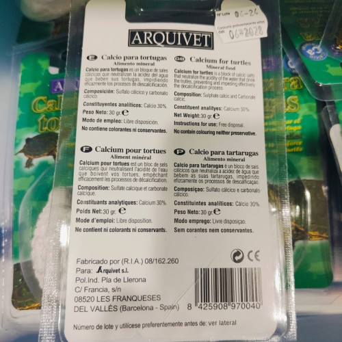Calcium Block for Turtles 30g