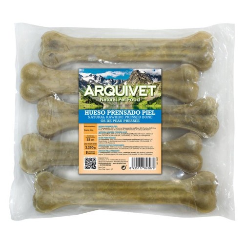 Pressed Leather Bone 32cm Pack of 5