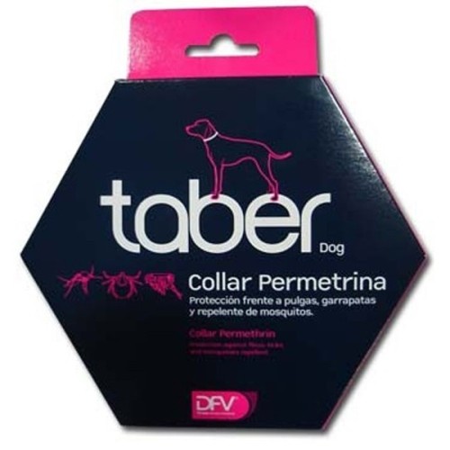 Collar Antiparasitario Taberdog con Permetrina 60cm para Perros