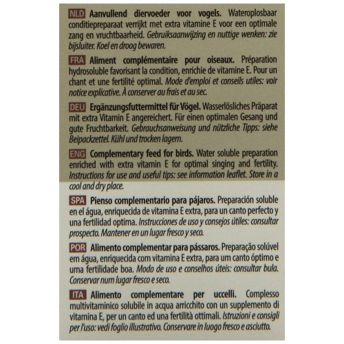 Suplemento Multivitamínico Oropharma para Aves