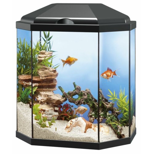 Aqua 30 LED Black Aquarium Kit