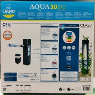 Kit Acuario Aqua 30 LED Negro