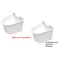 Plastic Bird Feeder 2 Units Set