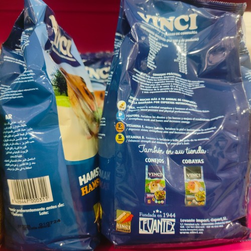 Mezcla de Alimento Vinci para Hámsters y Ardillas