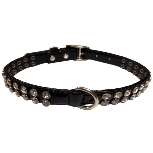 Collar Shiny Negro 12x350 - Estiloso y Funcional