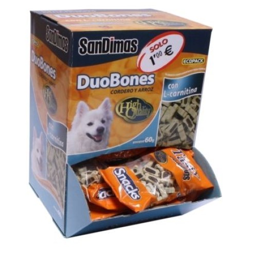 Duobones Cordero Y Arroz 60 g (40 Uds) Golosinas para Perros