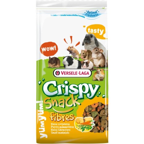 Crispy Snak Fibras 650 Gr para Pequeños Animales