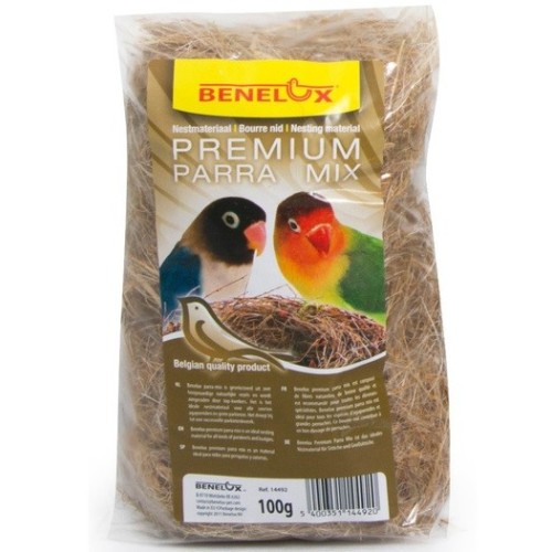 Material Para Nidos Agapornis Mix Premiun 100 Gr