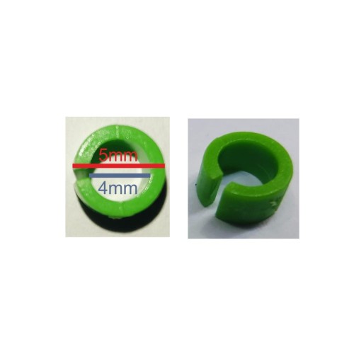 Colored Plastic Rings for Lovebirds 4mm (10pcs)