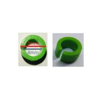 Colored Plastic Rings for Lovebirds 4mm (10pcs)
