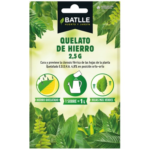 Iron Chelate Fertilizer Packet - Corrects Iron Deficiency