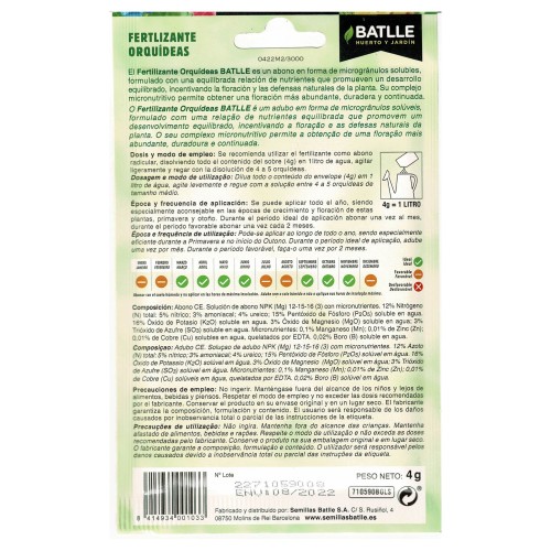 Orchid Fertilizer 1L Package for Balanced Growth