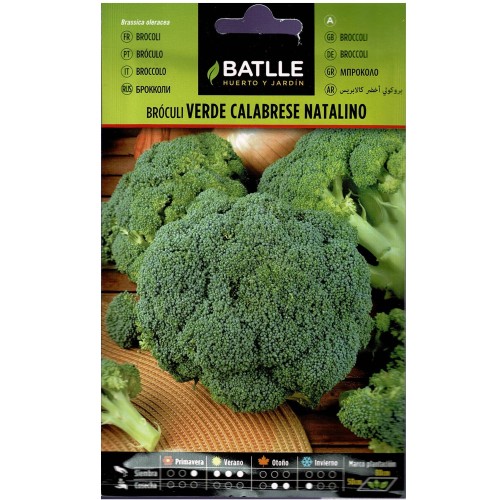 Broccoli Green Calabrese Seed Packet for Cultivation