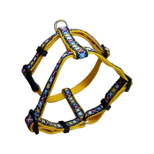 Grey Diamond Harness 20x500-700mm Adjustable Comfort