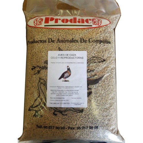 Pienso para Perdices Celo y Caza 5 kg
