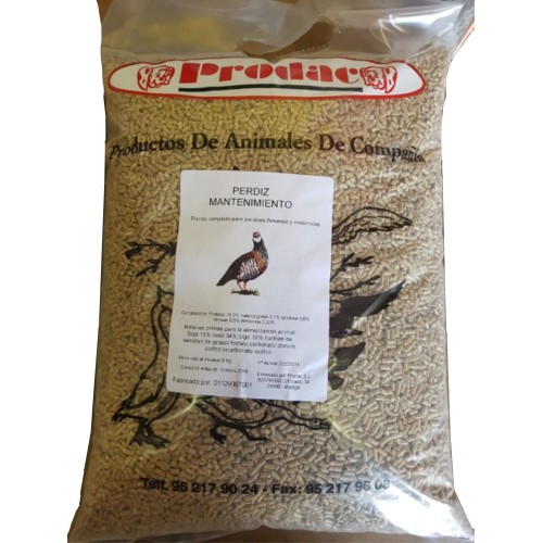 Perdices Mantenimiento 5 Kg.prodac