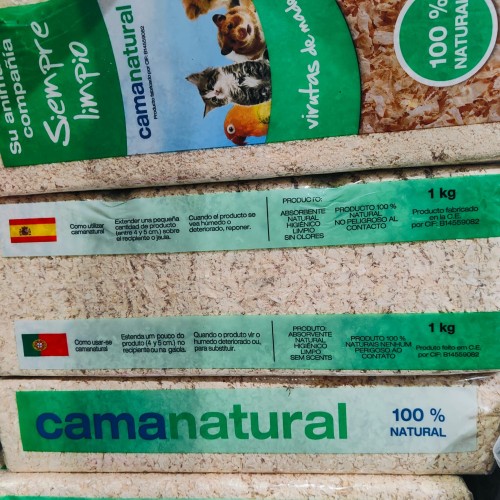 Viruta 1 Kg Cama Natural