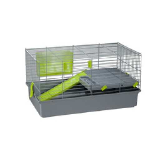 Rabbit Cage 954 Gray Safe and Cozy Pet Habitat