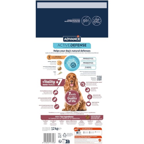 Advance Medium Senior Dog Food