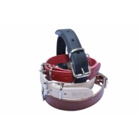 Collar Cuero Liso 20x500mm - Accesorio Elegante para Perros
