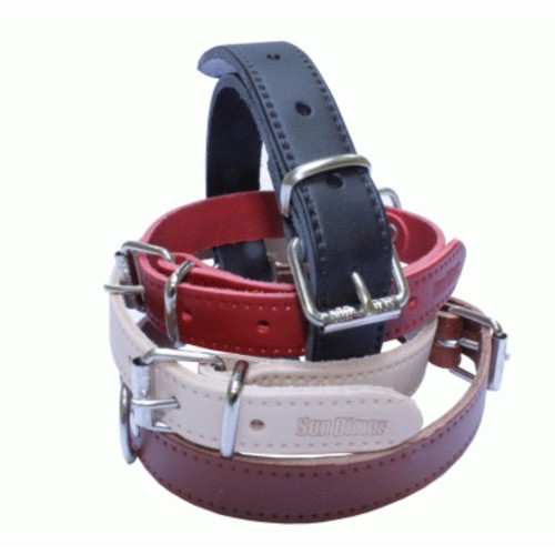 Collar Cuero Liso 20x500mm - Accesorio Elegante para Perros
