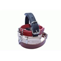 Collar Cuero Liso 20x500mm - Accesorio Elegante para Perros