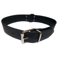 Collar Cuero Liso 20x500mm - Accesorio Elegante para Perros