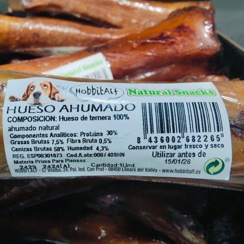 Hueso Ahumado Largo para Perros