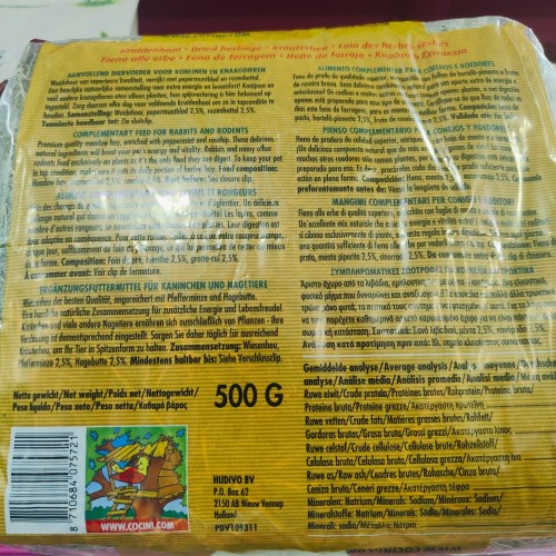 Heno Menta Y Rosa Mosqueta 500gr.