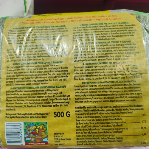 Heno Menta Y Rosa Mosqueta 500gr.