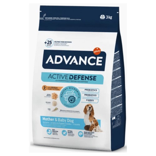 Advance Mother Dog Initial 3Kg Alimento Premium Para Cachorros