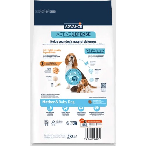 Advance Mother Dog Initial 3Kg Alimento Premium Para Cachorros