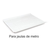 Pie bandeja Guia Papel Cria Metro