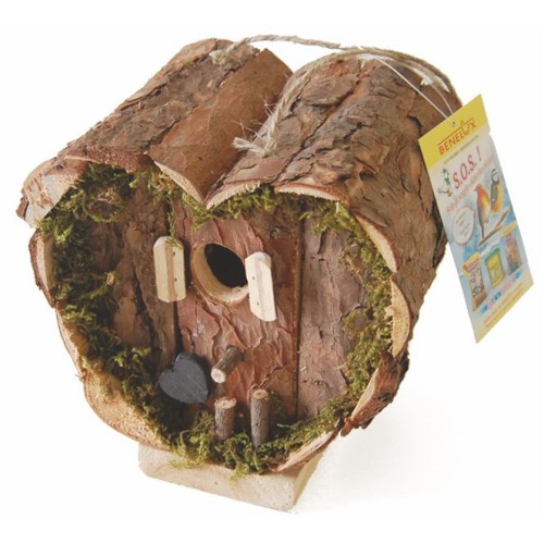 Nido Pajaro Corazón 20x14x17cm