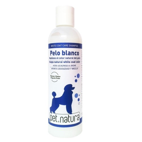 Champú Pelo Blanco 750ml para Mascotas Previene el Amarilleamiento