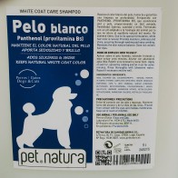 Champú Pelo Blanco 750ml para Mascotas Previene el Amarilleamiento