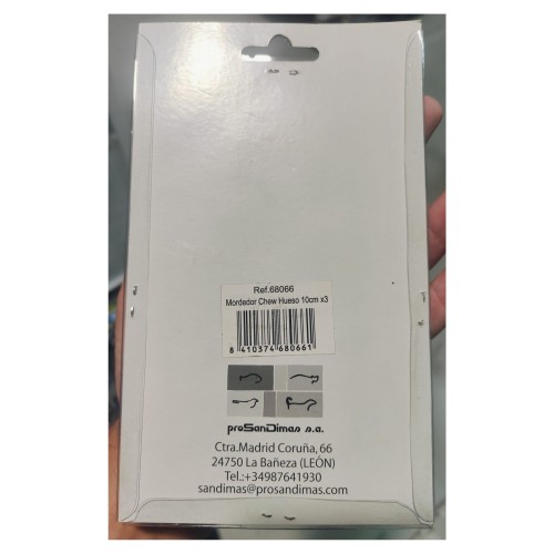 Hueso Translucido 18cm. 1 Pieza