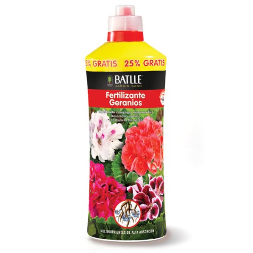 Fertilizante Geranios 1250ml de Alto Rendimiento