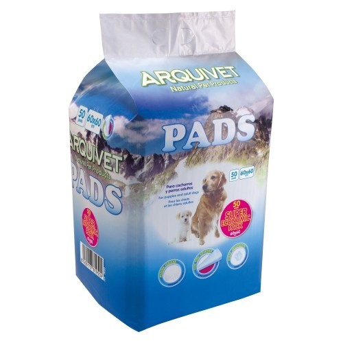 Empapador Arquipads 60x90cm 15 Unidades para Mascotas