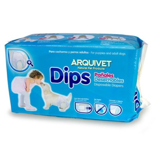 Pañal Desechable Arquidips Talla S 16 Pcs.