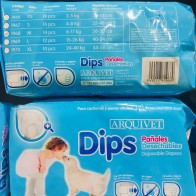 Pañal Desechable Arquidips Talla S 16 Pcs.