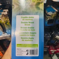 Medium Double Wooden Brush for Dogs - Grooming Essential