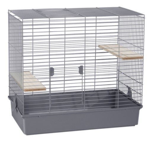Chinchilla Cage 270 Grey 70x40x65 Cm