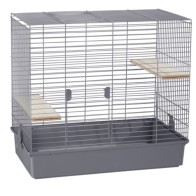 Jaula para Chinchilla 270 Gris 70x40x65 Cm
